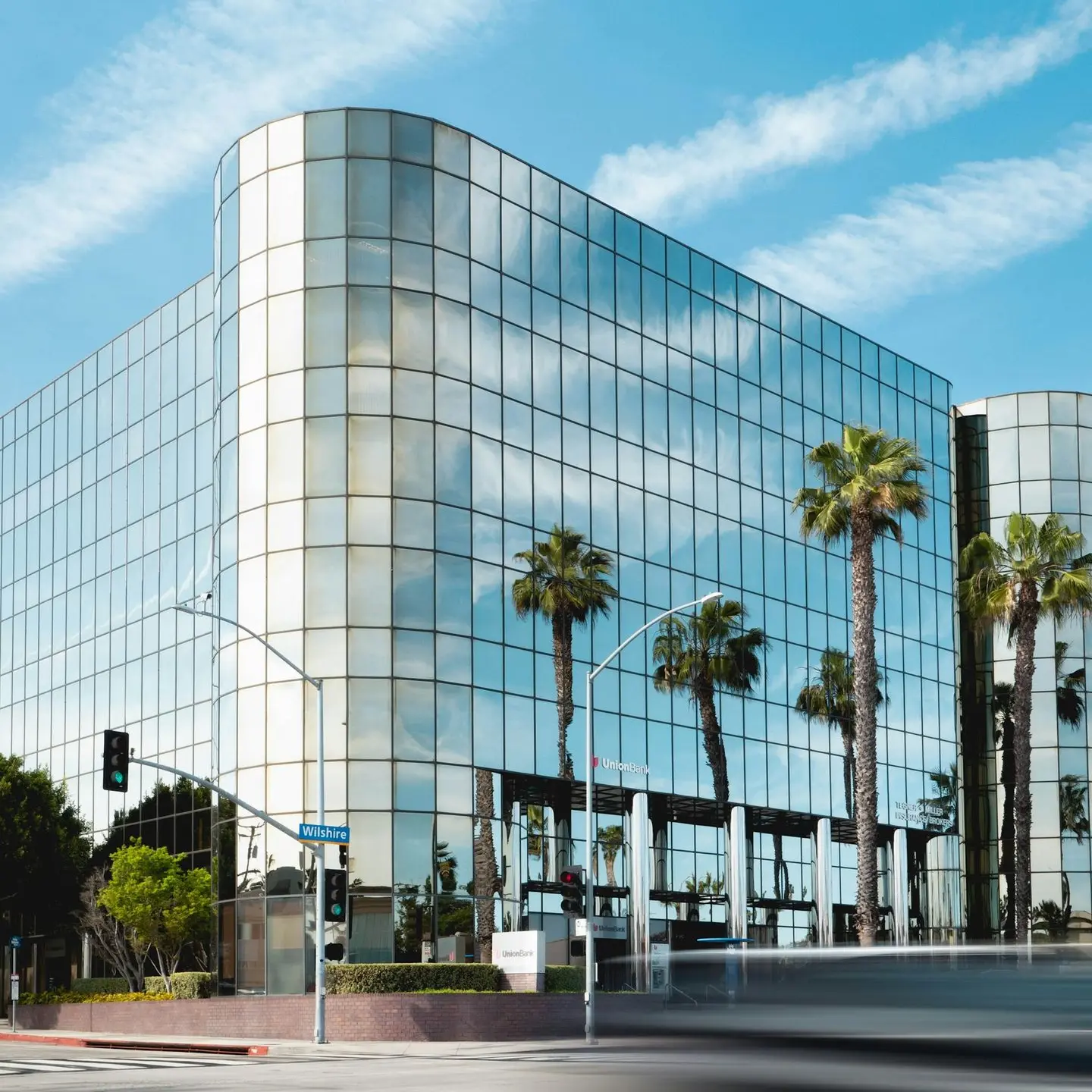architectural photography of glass building
